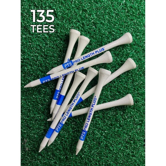 Pride Golf Tee Tees 135 Count, White, 135 Count US 3 1/4" - Picture 5 of 8